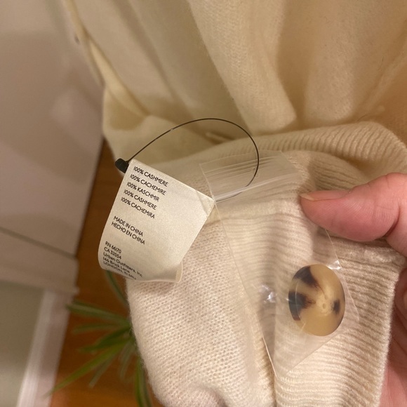 New Free People Swim Too Deep Cashmere Oversized Cardigan Sweater M - Picture 4 of 11